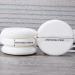 Large Body Powder Puff and Powder Container Crystal Case for Dust Puff Powder applicator with Box for Face and Body (white) - Buy Online on GoSupps.com
