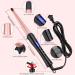 Ewopas Professional Ceramic Tapered Curling Wand 1-1/2 inch LCD Display Curling Iron - Adjustable Temperature 190-450 F - For All Hair Types - Buy Online on GoSupps.com