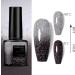 Gel Nail Polish Temperature Color Changing Gel Nail Polish Black Glitter Gel Polish Soak Off UV/LED Long Lasting Glossy Nail Art Gel Nail Polish Black Grey White Glitter(7.5ml) - Buy Online on GoSupps.com
