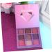 FOMIYES 2pcs 9 Eye Colors Bling Eyeshadow Metallic Makeup Cosmetic Highlighter Pearlescent Shadow Diamond 1 count (Pack of 1) Purplex2pcs - Buy Online on GoSupps.com