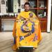 Professional Barber Cape for Hair Cutting and Styling - Waterproof Polyester, 64'' x 57'' (Orange) - Buy Online on GoSupps.com
