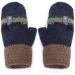 Kids Puppy Flip Top Knitted Half Finger Gloves | 3-8 Yrs | Navy Blue - Buy Online on GoSupps.com