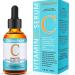 DermaSkin Vitamin C Serum with Hyaluronic Acid & Ferulic Acid | Anti Aging, Pore Minimizer, Dark Spot Remover | 20% Vit C Facial Serum (1 OZ) - Buy Online on GoSupps.com