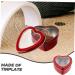 DIYEAH 50 Pcs Gumballs Heart Tins with Lids Small Boxes for Chocolate Candies With Cover Candy Jar 6x5.9cmx5pcs Redx5pcs - Buy Online on GoSupps.com