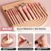 14-Piece Travel Makeup Brush Set with LED Mirror - Professional Mini Makeup Brushes & Eye Shadow Storage Box (Rose Gold) | International Shipping Available - Buy Online on GoSupps.com
