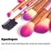JAF 26pcs Professional Makeup Brush Set - Vegan Kabuki Face Contour Brushes in Pink & Rose Gold - Complete Soft Cosmetic Kit (Purple) - J2621SV-Z - Buy Online on GoSupps.com