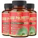 3 Packs - Total 180 Capsules - 11in1 Saw Palmetto Capsules 5300 mg - with Ashwagandha Turmeric Tribulus Maca Green Tea Holy Basil & More - Extract for Prostate Skin & Immune Support