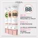 L'Or al Paris Magic BB Cream 5in1 Moisturizing Antioxidant Uniforming Smoothing Illuminating 24h Fig Extract Protection SPF 20 Light and Creamy Texture Medium Light Color - 2 Cosmetics - Buy Online on GoSupps.com