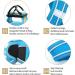 Heele Dog Harness for Small & Medium Dogs | Adjustable Reflective Soft Mesh Breastplate | Breathable Sky Blue Puppy Harness - Buy Online on GoSupps.com