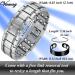 Vicmag 3x Magnetic Hardship Men - Lymphatic Drainage Titanium Steel for Arthritis | Adjustable Magnet Health with Free Tools & Gift Box (Silver) - Buy Online on GoSupps.com