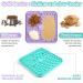 Licky Mats for Dogs and Cats Premium Lick Mats with Suction Cups for Dog Anxiety Relief Dog Lick Mats for Bathing Grooming and Training 2 Pack with 1 Spatula - Buy Online on GoSupps.com