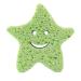 Baby Sponge for Bathing - Soft Wood Pulp Sponge Body Wash Scrubber - Dead Skin Remover Cute Body Scrubber Shower Sponge Bath Rub for Kids Baby Toddler Children Green