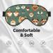 Pomeranian Pattern Mask | Adjustable Soft Blindfold for Sleep Travel & Meditation - Buy Online on GoSupps.com