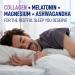 LEANFIT COLLAGEN & SLEEP Blue Lavender Latte - 7g Collagen + 200mg Magnesium + 3mg Melatonin + 10mg Ashwagandha - Improves Sleep & Reduces Effects of Jet Lag - 25 Servings 206g Tub - Buy Online on GoSupps.com
