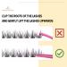 D Mix 10-16mm Wispy Volume Eyelash Clusters - 72 Pcs DIY Individual Cluster Lashes for Home Lash Extensions (Pack of 1) A17 - Buy Online on GoSupps.com