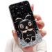 Tivenfezk Nadoli for Samsung Galaxy S20 Hase Hidden Stand Shell caricature glitter rabbits stand Soft silicone bling cell phone case transparent protective cover samsung galaxy s20 black