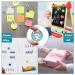 80pcs Round Glass Magnets & Clear Cabochons Set for DIY Crafts, Fridge, Office & Whiteboard - Buy Online on GoSupps.com