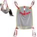 Patient Lift Sling with Opening - Lifting Aid Straps for Transfer - Mesh Multifunctioneel Safety Transfer Sling Suitable for Transfer Care of Bedridden Elderly Obese and Patients B