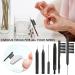 Hearing Aid Amplifier Cleaning Tools - 9 Piece Kit with Brushes, Earbuds, and Magnifier - Buy Online on GoSupps.com