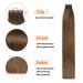 Shop 35cm-55cm Clip In Extensions - 10PCs 120g 100% Remy Real Hair - Light Brown (6#) for Smooth Hair Parts - Buy Online on GoSupps.com