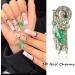 20Pcs San Judas Nail Charms - 3D Nail Diamonds Art Decorations for Acrylic Nails | Rhinestones Gold Charms for Women and Girls - Buy Online on GoSupps.com