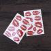 Lurrose 6pcs Red Lips Temporary Tattoo Stickers - Waterproof Face & Body Decorations for Girls and Kids - Buy Online on GoSupps.com