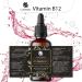 High Dose Vegan Vitamin B12 Drops - 50ml Alcohol-Free 1700 Drops with Adenosyl & Methylcobalamin - Buy Online on GoSupps.com