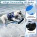 Kuoser Ripstop Dog Life Jacket - High Visibility Floatation Vest in Blue Camouflage - Buy Online on GoSupps.com