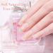 BORN PRETTY Jelly Gel Nail Polish - Holographic Shimmer Nude Pink | Soak Off Hema-Free 15ML DIY Nail Art - Buy Online on GoSupps.com