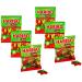 Giant Christmas Trees Jelly Sweets - Tasty Vegetarian Jelly Retro Sweets in Bulk Share Bag Pack of 6 x 160g. Great Birthday Gift for Kids Party Bag Fillers Sweets Hamper Movie Night with Card.