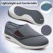 Orthopedic Arch Support Walking Shoes for Elderly Women - Light Gray, Men 7.5/Women 9 - Buy Online on GoSupps.com