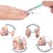 Professional Stainless Steel Cuticle Nipper & Pusher Set - Green | Manicure & Pedicure Tool - Buy Online on GoSupps.com
