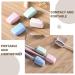 Travel Toothbrush Covers Set - 8pcs Portable Plastic Caps for Travel Bathroom School & Camping - Ideal Toothbrush Protection - Buy Online on GoSupps.com