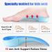 PCSsole 3/4 Kids Orthotic Shoe Insoles - High Arch Support for Toddler Size 4-6 - Foot Pronation, Flat Feet, Plantar Fasciitis Relief - Buy Online on GoSupps.com