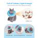 Woiworco Adjustable Cat Recovery Collar - Cute Donut Design - Soft Cone for Wound Healing - Elizabethan Collar for Cats - Medium Blue - Buy Online on GoSupps.com