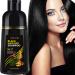 Black Hair Dye Shampoo - 3 in 1 Color Shampoo for Women & Men 100% Gray Coverage Long Lasting Herbal Ingredients Ammonia-Free