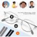 TONAUP Silicone Anti-Slip Covers - 6 Pairs Universal Glasses Temple Repair Caps for Enhanced Comfort & Grip - Buy Online on GoSupps.com