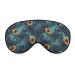 Avocado and Leaves Sleep Mask Eye Cover for Sleeping Blindfold with Adjustable Strap Blocks Light Night Travel Nap for Men Women