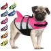 Alagirls life jacket dog Reflecting dog vest boot driving kayak swimming aladlj001 pinkn s s: 40-50cm (chest cup circumference) Rosagrau