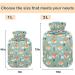 Naanle Rainbow Fox Hot Water Bottle - 1L Heat Therapy for Bed Hand & Foot Pain Relief - Includes Transparent Bag - Buy Online on GoSupps.com