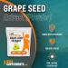 Grape Seed Extract Powder - 200mg Antioxidants Supplement - Gluten Free - 250g (8.8oz) - Buy Online on GoSupps.com