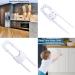4Pcs U Shape Child Locks for Kitchen Cupboards - Baby Proof Cupboard Locks for Cabinets & Drawers - No Tools or Drilling Required - Buy Online on GoSupps.com