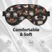 French Roosters Soft Sleep Eye Mask | Breathable Female Eye Patch for Travel & Relaxation - Buy Online on GoSupps.com