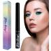 Shimmer Glitter Eyeshadow - Pearl Liquid Eyeliner Neon Rainbow Eyeliner | Portable Sparkling & Shimmer Eyes Makeup Glitter Gel Eyeshadow Liquid for Women and Girls Cle-ca 12 - Buy Online on GoSupps.com