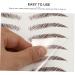Beavorty 72 Sheets Waterproof Eyebrow Stickers Authentic Eyebrows Stickers Eyebrow Stencils Eyebrow Trimming - Buy Online on GoSupps.com