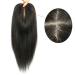 Human Hair Clip-in Topper for Women | 16 Dark Brown Silk Base for Thinning Hair - 9x14cm - Buy Online on GoSupps.com
