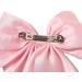 Women's Pink Satin Bow Barrettes - Long Ribbon Hair Clips for Parties - Buy Online on GoSupps.com