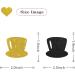 MonMon & Craft Top Hats Cupcake Toppers - Funny Birthday Cupcake Toppers - Magic Theme Baby Shower Wedding Party Cupcake Decorations - Boys Men Birthday Cupcake Toppers Black Gold Glitter 24 Pcs - Buy Online on GoSupps.com