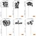 Pack of 24 Graduation Cake Decorations Graduation Cupcake Toppers Graduation Cake Decorations Cake Toppers for Graduation Parties Graduation Proms Black - Buy Online on GoSupps.com
