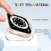 2 Pack Goton Clear Soft TPU Bumper Case for Apple Watch 40mm SE/Series 6/5/4 - Shockproof Edge Cover Protector - No Screen Protector Included - Buy Online on GoSupps.com